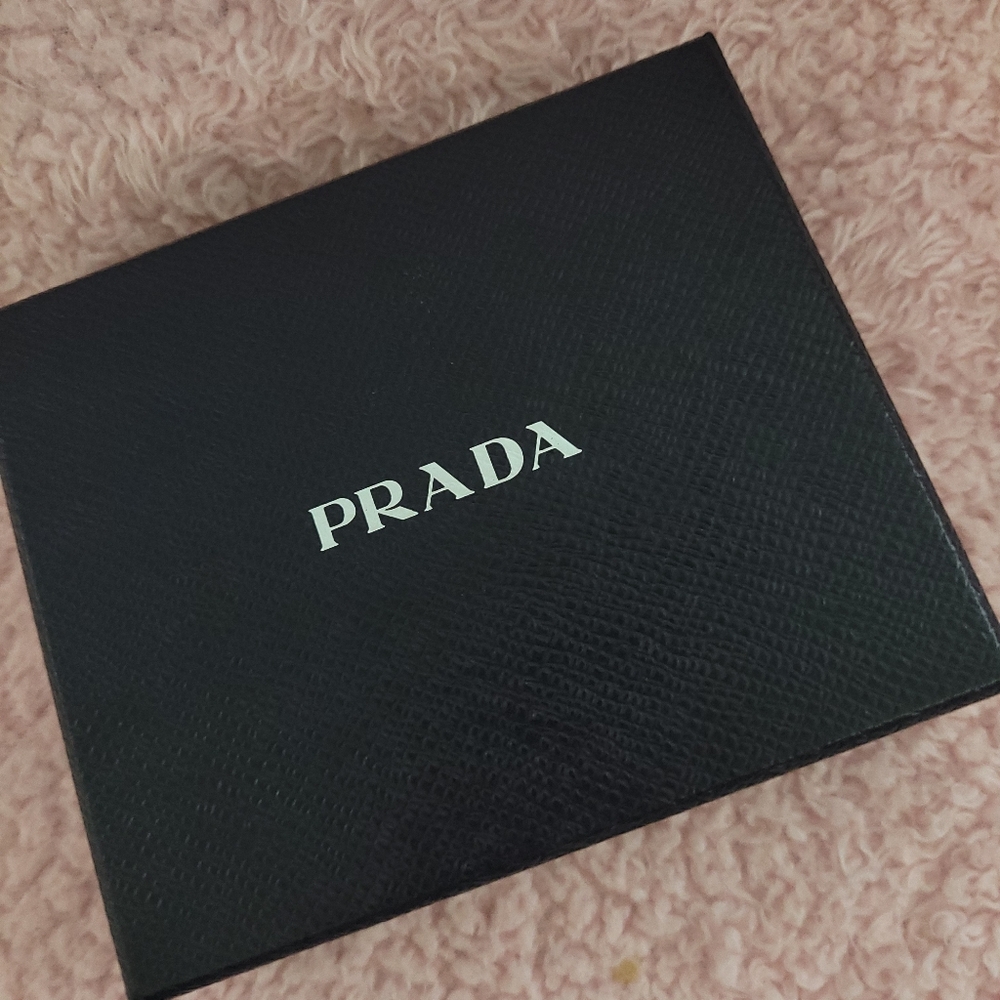 Prada Black Wallet with Gold Accents - Picture 12 of 16